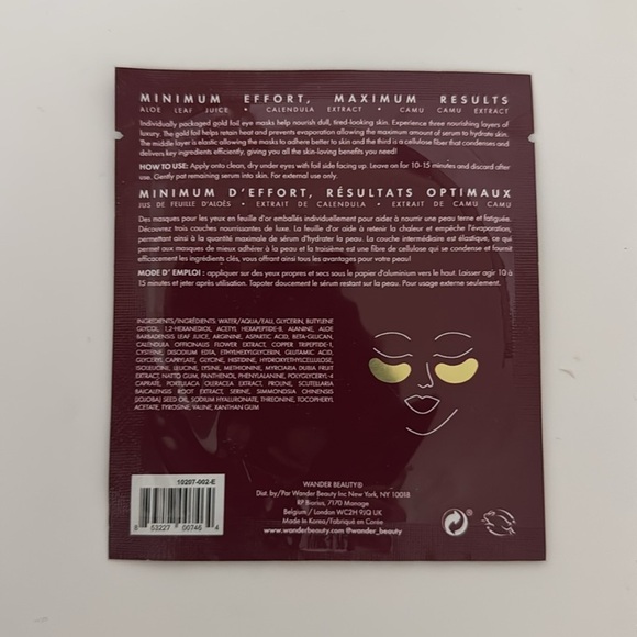Wander Glow Ahead Face Oil & Eye Masks (x2) - Picture 3 of 4